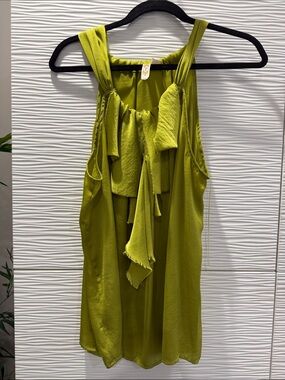Adiva silk Lime Green Top with Brand Tag